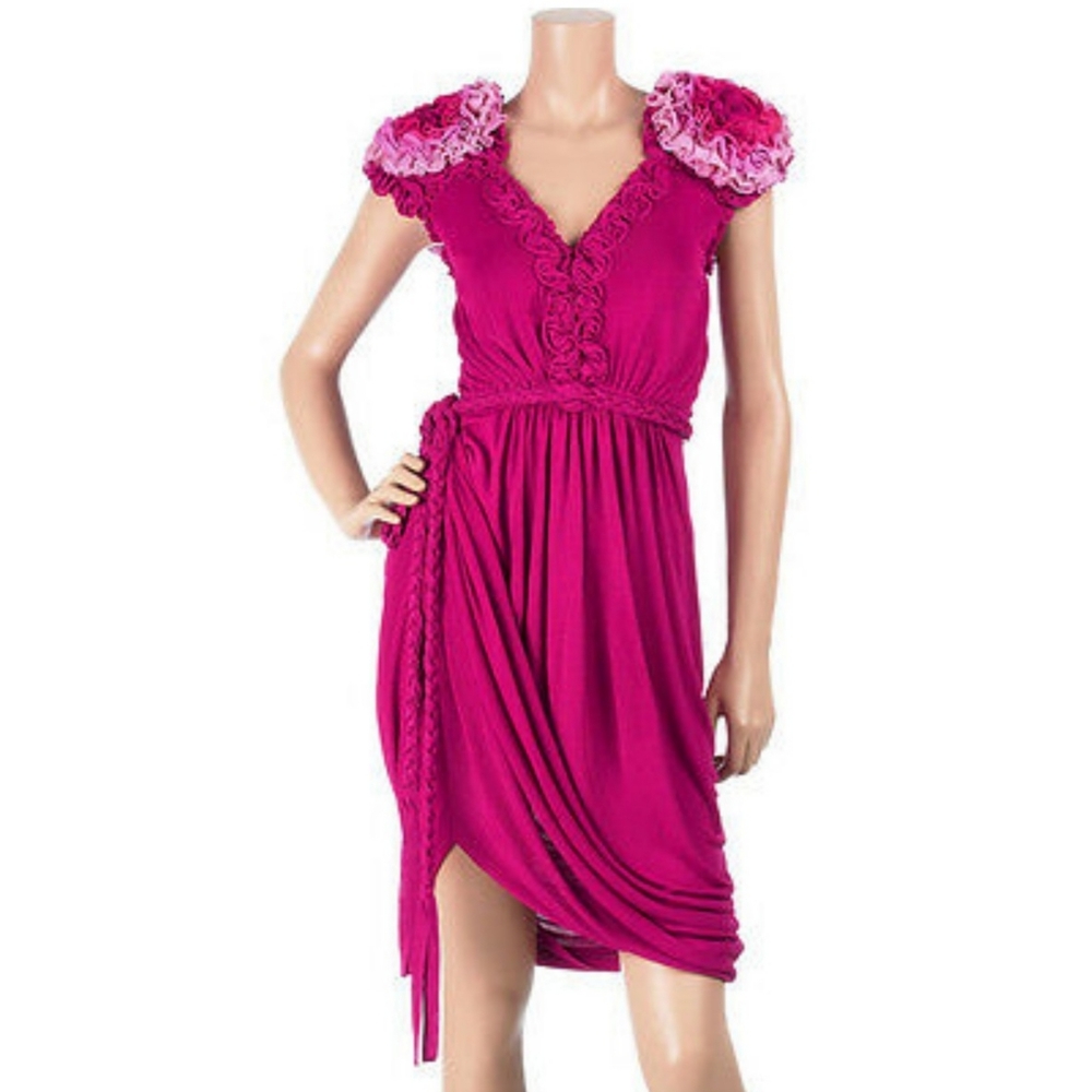 Temperley London Runway Pink Dress - Picture 4 of 8